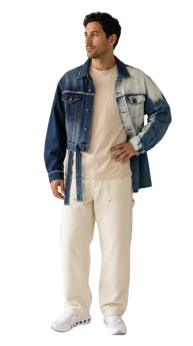 Weekend outfit: Denim, rearranged.